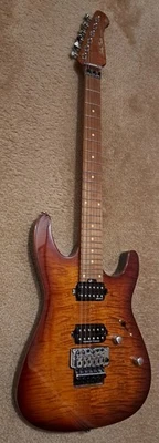 Guitarra Harley Benton Fusion II, HH, Floyd Rose, Coil Split, Duncan, ¡Excelente! Foto 1 de 4