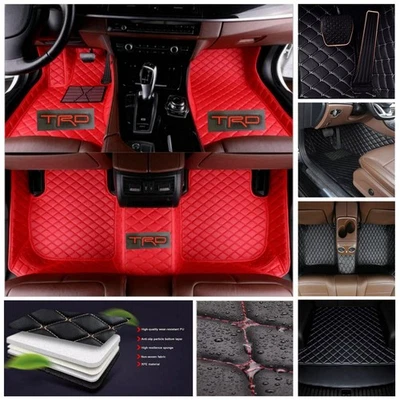 Alfombra personalizada apta para auto Toyota revestimiento de carga maletero alfombra PU para todo tipo de clima Foto 1 de 4