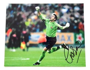 Foto firmada por Víctor Valdés 8x10 fútbol fútbol autógrafo automático - Imagen 1 de 2