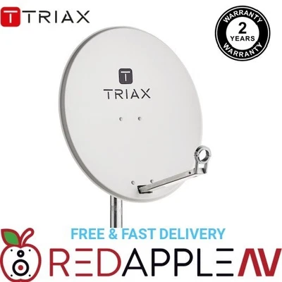 TRIAX TDA 65LG 65cm Piatto Satellitare in Alluminio Massello con Supporto ad Palo
