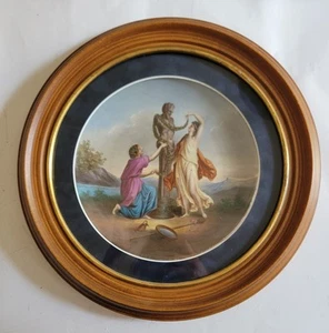 Antique Royal Vienna Beehive Plate Cobalt Blue Signed  - Picture 1 of 5