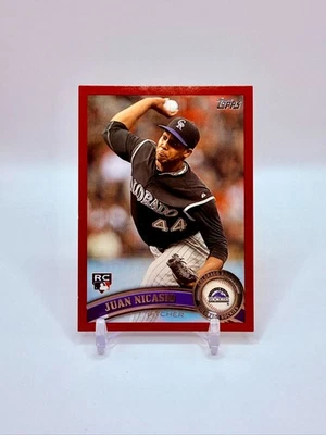 2011 Topps Update - Juan Nicasio - Target Exclusive Red #US203 Rockies (RC) - Image 1 of 2