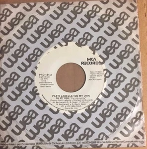 PATTI LABELLE -ON MY OWN- 1986 WLP MEXICAN 7” SINGLE POP 80’S - Picture 1 of 4