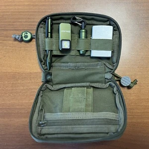 Notorious EDC All Good Beutel OD GRÜN MIT Patches und Getriebe JRW OLIGHT ZIPPO MIT SAK - Bild 1 von 7