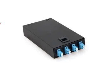 Caja de terminales de fibra óptica 8 núcleos LC MM OM3 adaptador coleta 4 puertos parche -0987 - Imagen 1 de 1