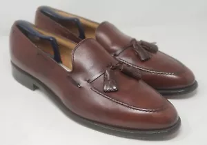 Allen Edmonds "GRAYSON" Herren Leder Quaste Halbschuhe 14 C Dark Chili USA - Bild 1 von 13