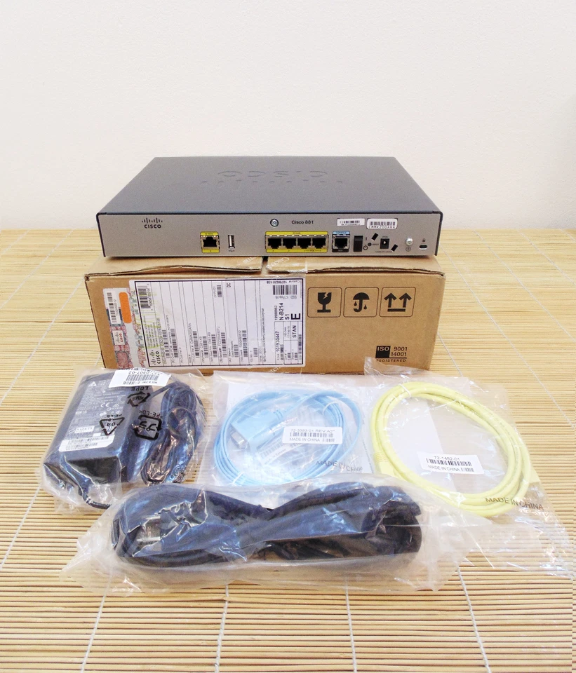 NEU Cisco C881-K9 Ethernet Security Router NEW OPEN BOX - Bild 1 von 1