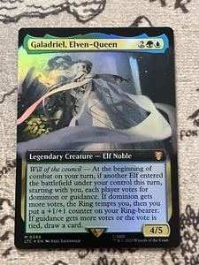 MTG ~ Galadriel, Elven-Queen ~ FOIL Extended Art ~ Lord Of The Rings ~ 0088 - Picture 1 of 2