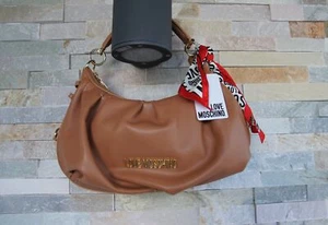 LOVE MOSCHINO Tasche Handtasche Schultertasche Umhängetasche kamel - Picture 1 of 7