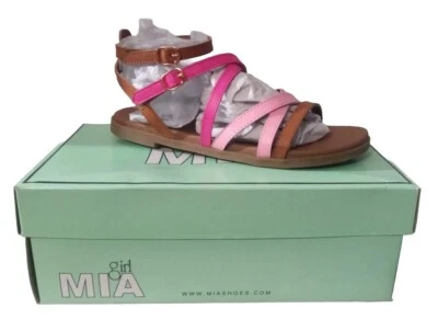 MIA Kids Shoes Little Girls Sallae Ankle Strap Sandals Pink Multicolor Size 2M - Image 1 of 4