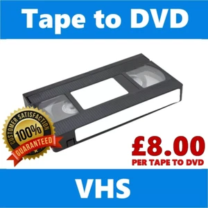 Tape to DVD, USB, Digtial Download transfer conversion (VHS, VHS-C, 8mm, MiniDV) - Picture 1 of 5