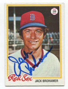 1978 Topps Jack Brohamer Signed Baseball Card Autographed AUTO #416 - Photo 1/2