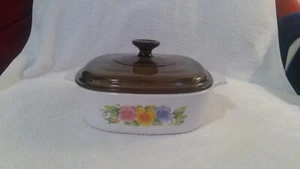 Vtg 1996-98 Summer Blush Corning Ware A-2-B, 2L Casserole Dish w/Pyrex A-9-C Lid - Picture 1 of 9