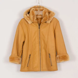 Child Leather Jacket Removable Hood 12-14 L - Picture 1 of 12
