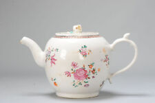 18C Famille Rose Chinese Porcelain Large Teapot Chine de Commande Qianlong