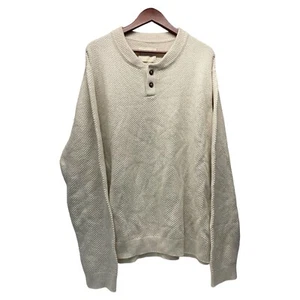Lucky Brand Men’s 2XL Ivory Color Pullover Knit Sweater - Picture 1 of 5