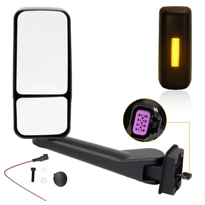 Espejo retrovisor eléctrico del lado del conductor con luz para Chevy Kodiak GMC Topkick C4500 C5500 03-09 Foto 1 de 4