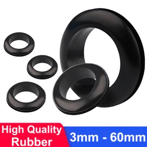 Wiring Grommets - Rubber Open Grommet - For Cable Wire Panel Car Hole 3mm - 60mm - Picture 1 of 12