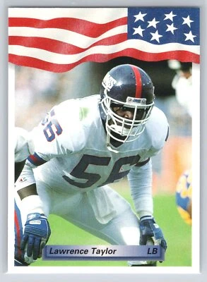 1992 All World #217 Lawrence Taylor - Giants HOF - MINT - Image 1 of 2