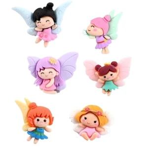 Fairy Babies - Botones de Shelly - Adornos de espalda plana para niñas - Chatarra artesanal - Imagen 1 de 2