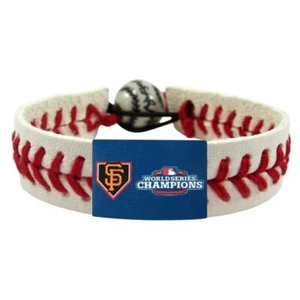 Brazalete de costura de béisbol clásico de campeones de la Serie Mundial 2012 de los Gigantes de San Francisco - Imagen 1 de 2