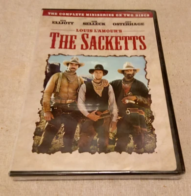 The Sacketts (2-Disc DVD Miniseries, 1979) Western Sam Elliot, New Sealed! - Image 1 of 2