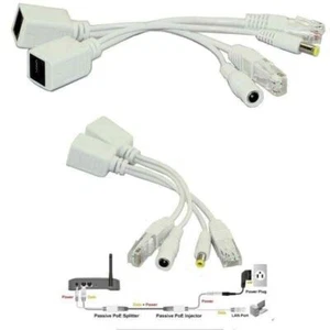 Power over Ethernet Passiv PoE Adapter Injektor + Splitter Kit 5V 12V 24V 48V - Bild 1 von 6