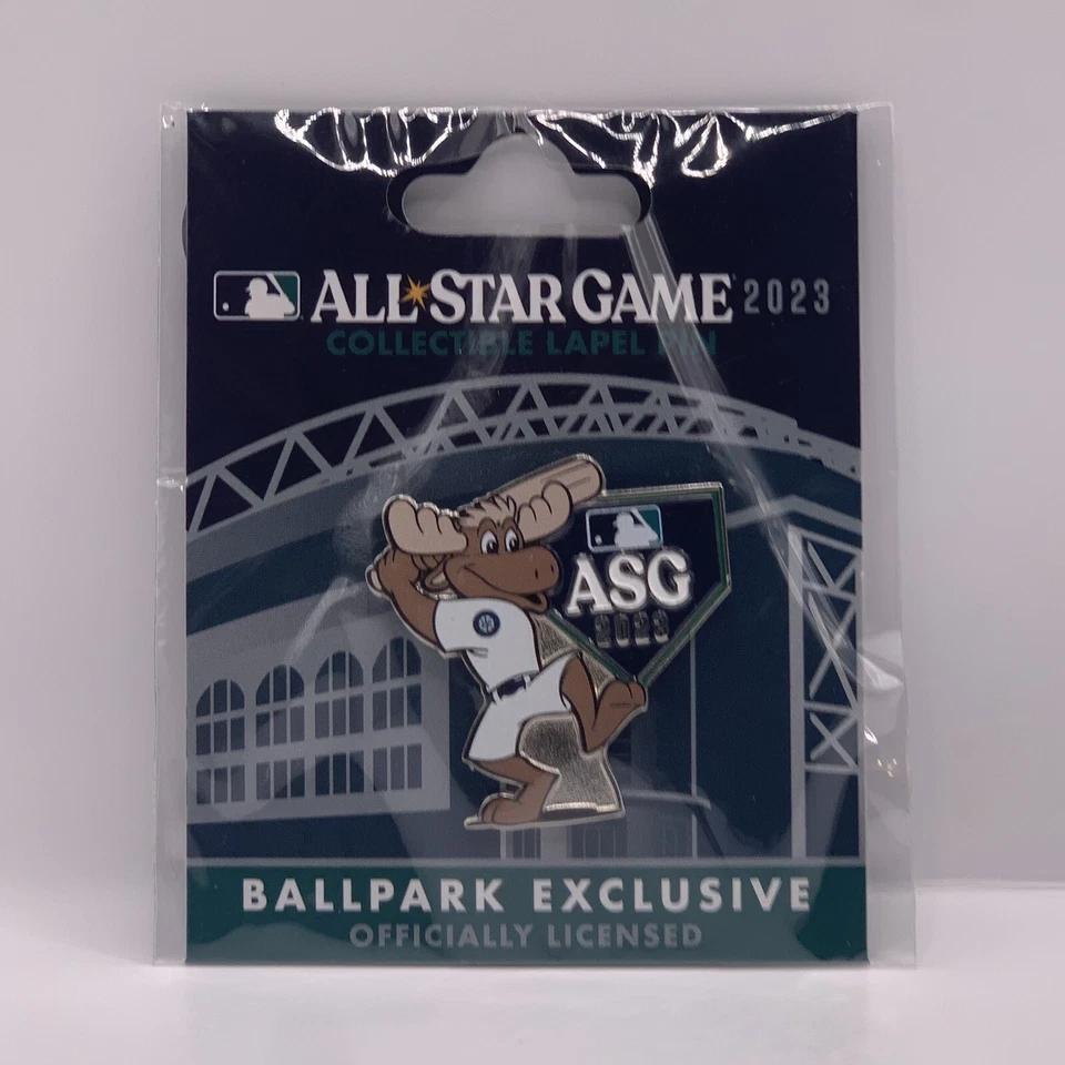2023 ALLSTAR GAME MARINER MOOSE SEATTLE BALLPARK EXCLUSIVE COLLECTIBLE LAPEL PIN - Image 1 of 1