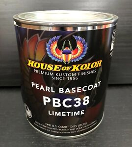 House of Kolor PBC38 Limetime Pearl Basecoat Quart