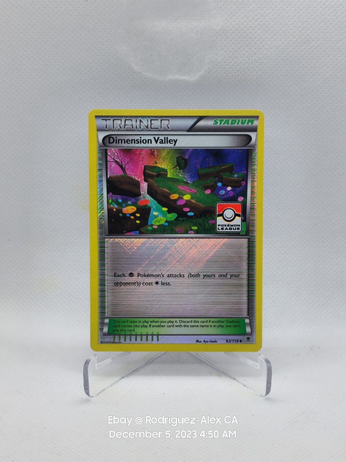 Pokemon Dimension Valley 93/119 Crosshatch Holo League Promo 2014 Lightly Played