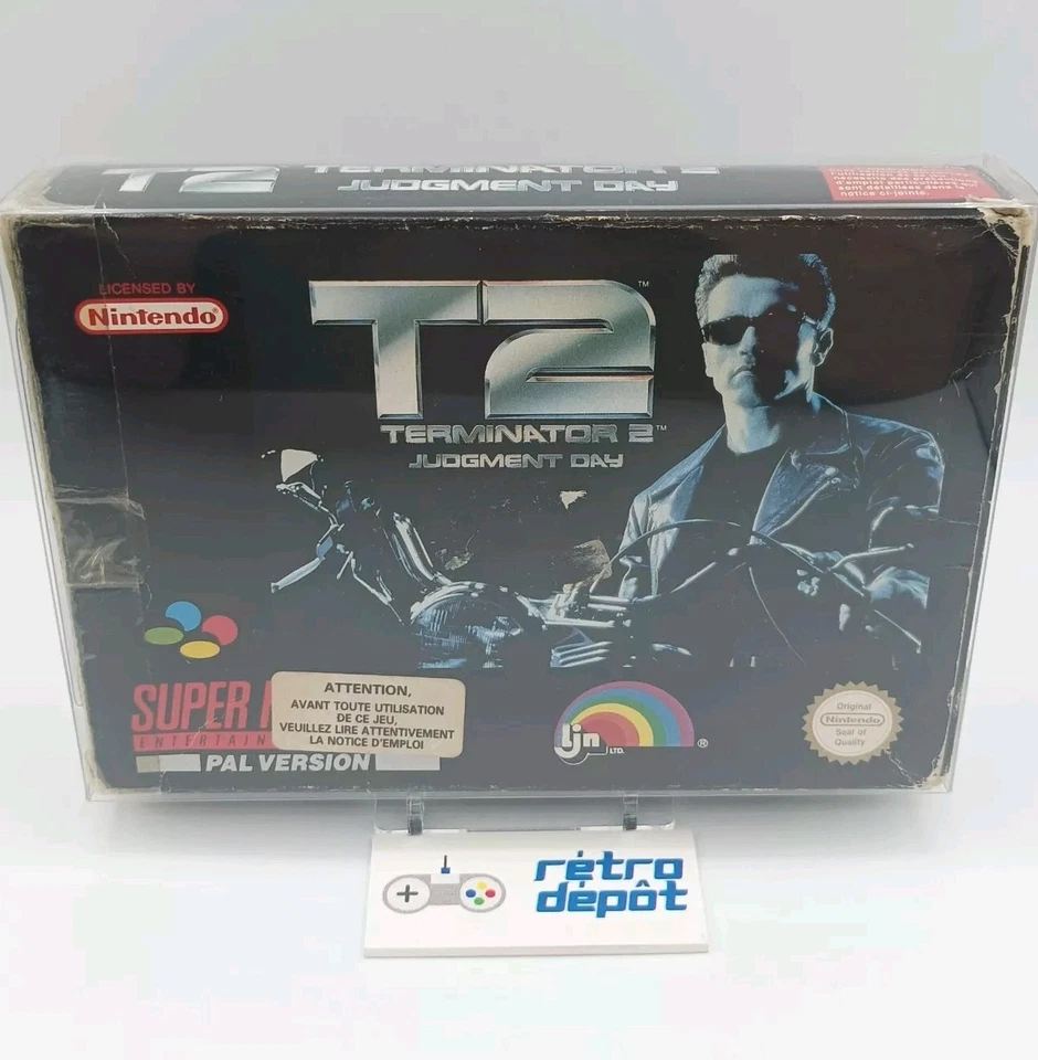T2 Terminator 2 Judgment Day / super nintendo Snes/ Pal / Fr / Fah - Image 1 of 4