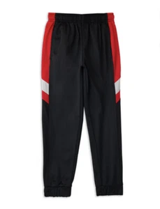 Athletic Works Boy's Tricot Sweatpants Jogger Black & Red Size XS (4-5) NEW - Picture 1 of 5