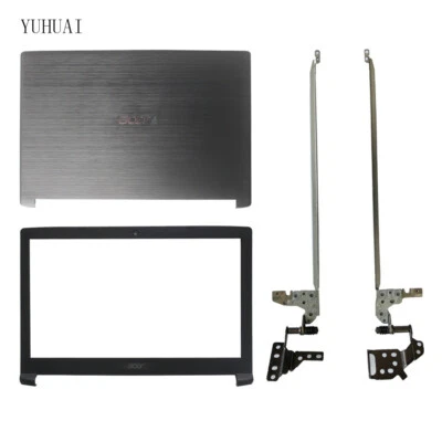 PARA Acer Aspire 7 A715-71 A715-71G LCD Cubierta Trasera Negro Pantalla Bisel Cubierta Bisagra Foto 1 de 4