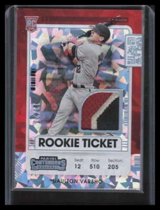 2021 Panini Contenders Ticket Cracked Ice 1 Daulton Varsho Rookie Patch 13/23 - Picture 1 of 2