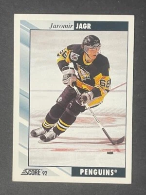 1992 Score JAROMIR JAGR #113 -▶FUTURE HOFer◀- NM-MT Cond - Image 1 of 2