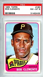 1965 Topps Roberto Clemente 160 PSA 8 Pirates 11223 - Bild 1 von 1