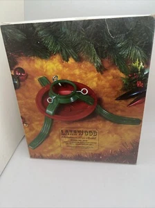 Supporto per albero di Natale vintage Lakewood in metallo, made in USA NUOVO in scatola - Foto 1 di 6