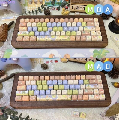 Animal Crossing Forest Friends KeyCaps Anime PBT For Cherry MX Keyboard Gift New - Image 1 of 4