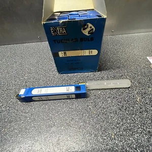 Exit light tubular bulb 20T 6-1/2; 130V; 20 Watt frosted, bayonet. Brand new.  - Picture 1 of 7