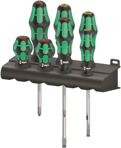 Wera 300/7 Mix 1 Kraftform Plus Screwdriver Set 7 Piece 05008900001 - Picture 1 of 7