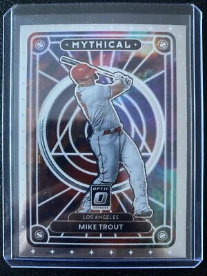 2022 Panini Donruss Optic Mythical #MTH-6 Mike Trout LA Angels - Image 1 of 2