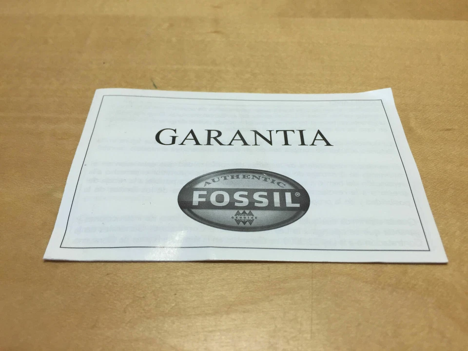 Neu - FOSSIL - Garantiebroschüre Für Uhren - Für Sammler - Image 1 of 1