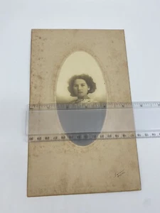 Women's portrait Malba Vintage Studio Photograph on Board - Picture 1 of 9