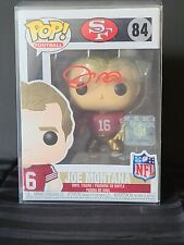 San Francisco 49ers Joe Montana Red Autographed Funko Pop w/ Protector JSA COA
