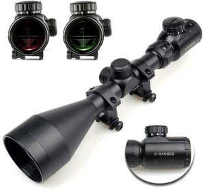 MIRINO OTTICO PRECISIONE PER FUCILE PER CARABINA RETICOLO ILLUMINATO 3-9x56EG - Foto 1 di 7