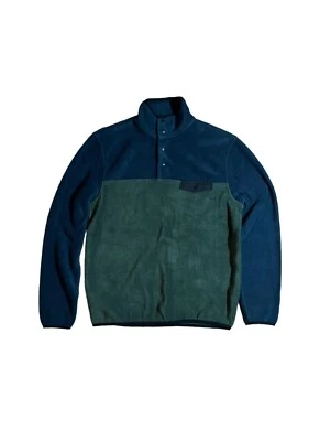 Independent Men's Blue/Green Fleece Pullover (Size: S) - Image 1 of 2