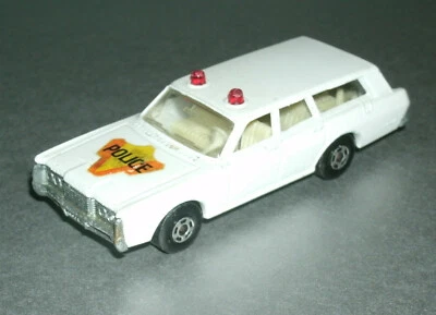 1/64 Scale 1968 Mercury Commuter Wagon Police Car - Matchbox SuperFast No. 55 - Image 1 of 4
