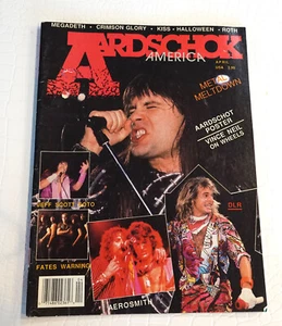 Aardschok America 1987 April Aerosmith DLR Jeff Scott White Tiger KISS Magazine - Picture 1 of 4