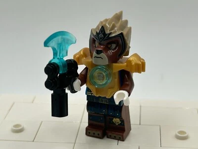 LEGO Lavertus lion minifigure heavy armor Legends of Chima 70129 loc055 NEW - Image 1 of 4