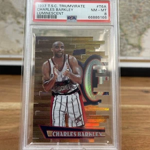 1997 T.S.C Triumvirate Charles Barkley Luminescent #T6A PSA8 - Picture 1 of 3